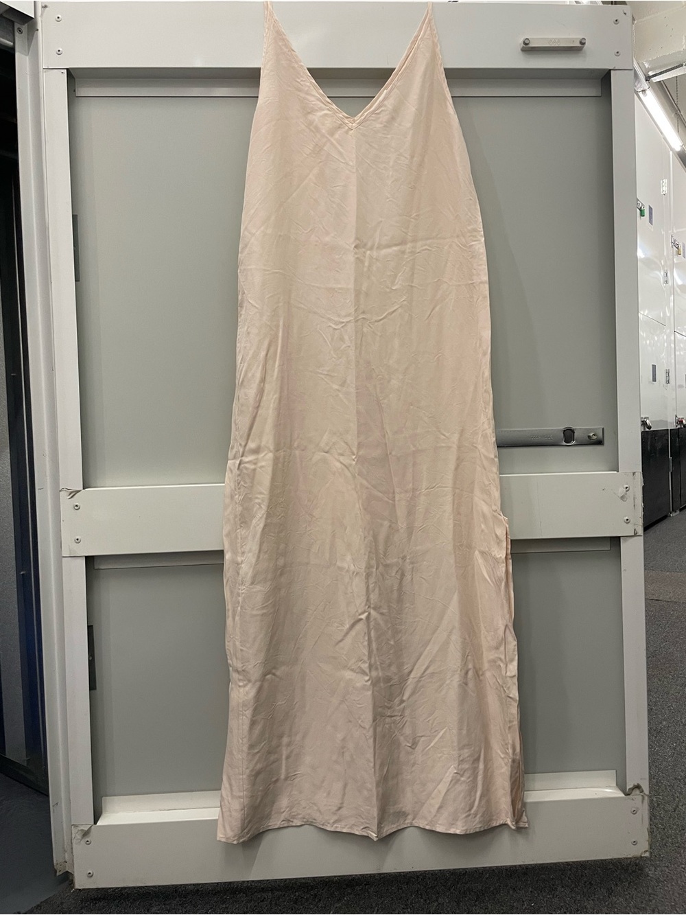 Equipment Silk Slip Dress in Cream